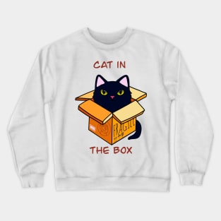 Cat in the box Crewneck Sweatshirt